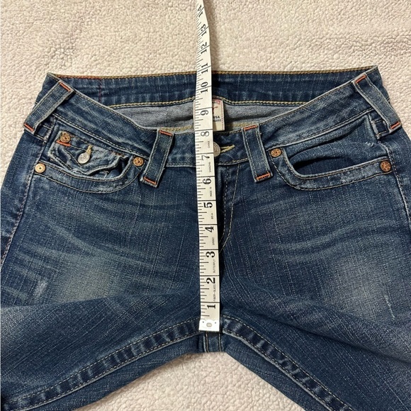 True Religion Jeans Billy Straight Leg Blue Dark Wash Jean - Picture 7 of 14